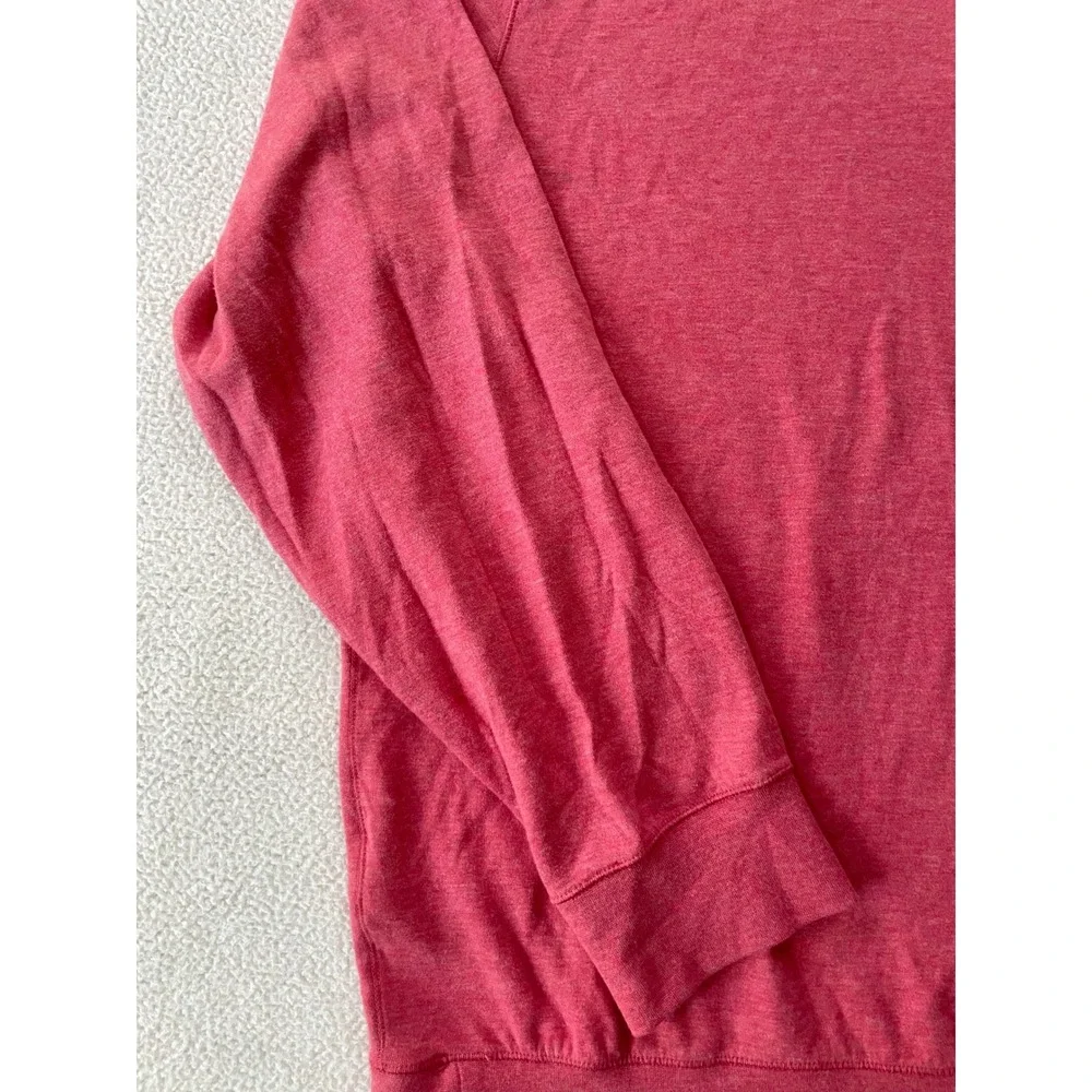 Polo Ralph Lauren Mens XL Pullover Orange Heather Performance Quarter Zip Salmon